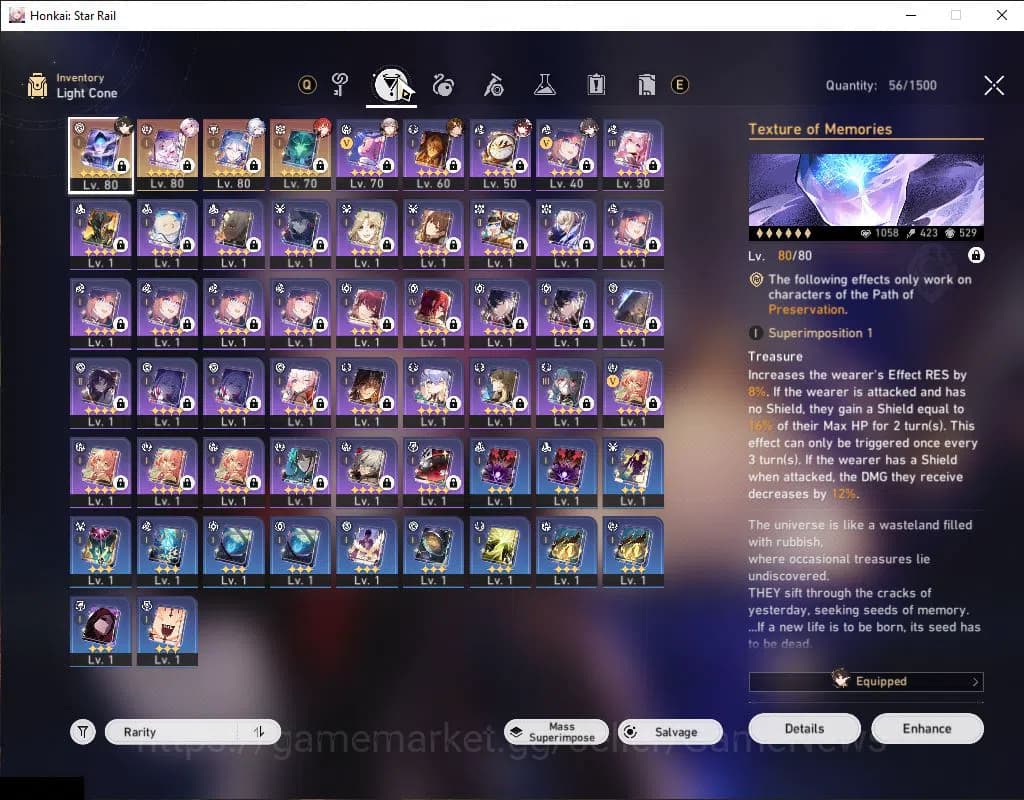 Honkai Star Rail Accounts Asia|TL 63|5 Limited|Yao Guang+Sign,Evernight+Sign image 4