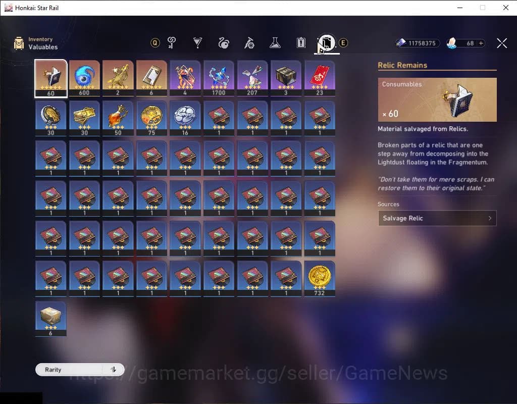 Honkai Star Rail Accounts Asia|TL 63|5 Limited|Yao Guang+Sign,Evernight+Sign image 8