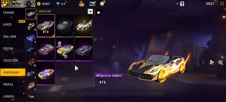 Free Fire Accounts Indonesia|M1887 Emerald Power|UMP Booyah 21 Lv4,FA image 4