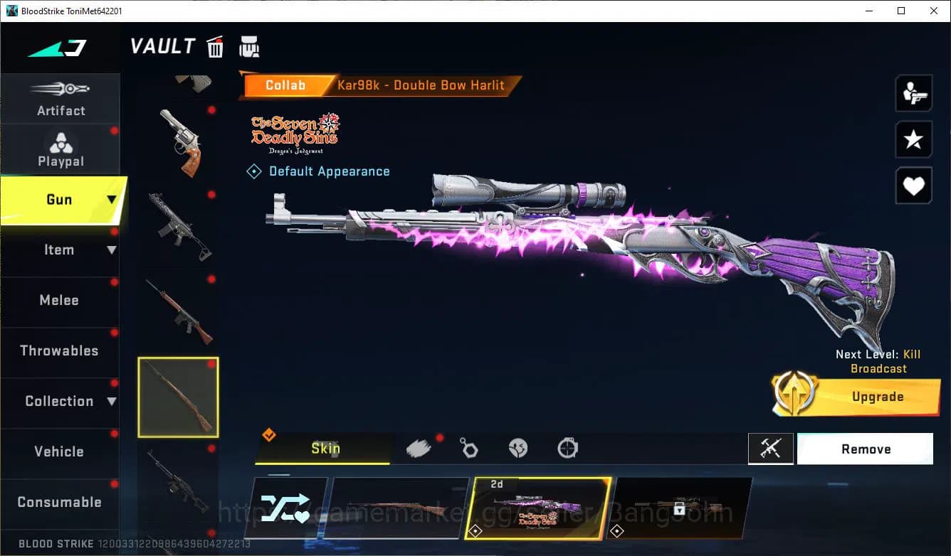 Blood Strike Accounts ASIA|COLLAB=KAR98K|ULTRA=M700,MP5,MORE DETAIL CEK image 5