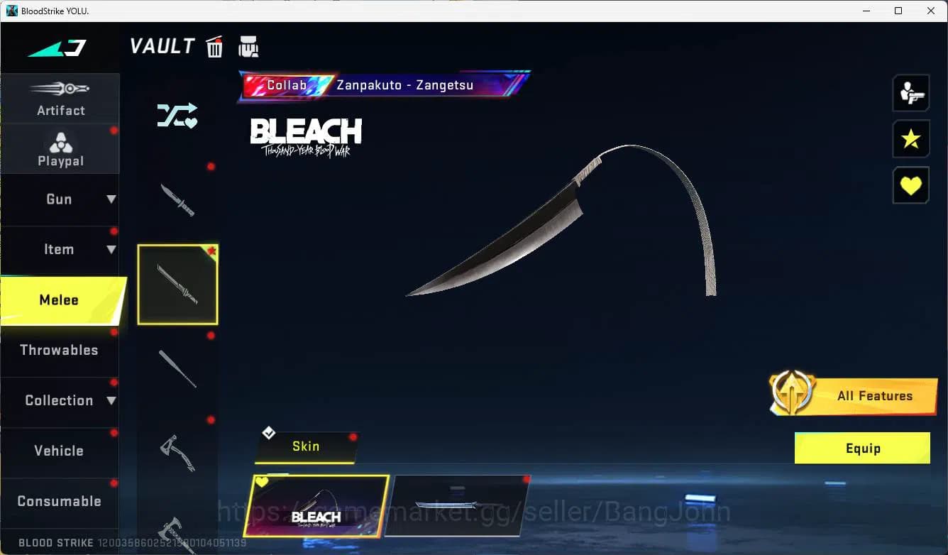 Blood Strike Accounts ASIA| ultra(ethan, hank, katya), zanpakuto, Eter A image 8