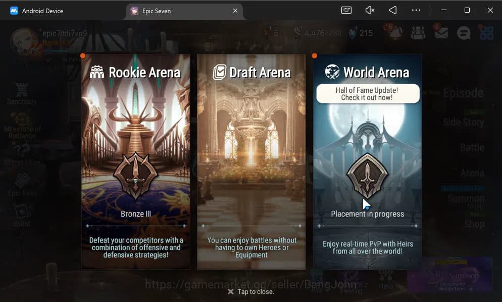 Epic Seven Accounts GLOBAL UNVERIF|9 ML(NM Luna,ConQ Lilias,SE Celine, image 16