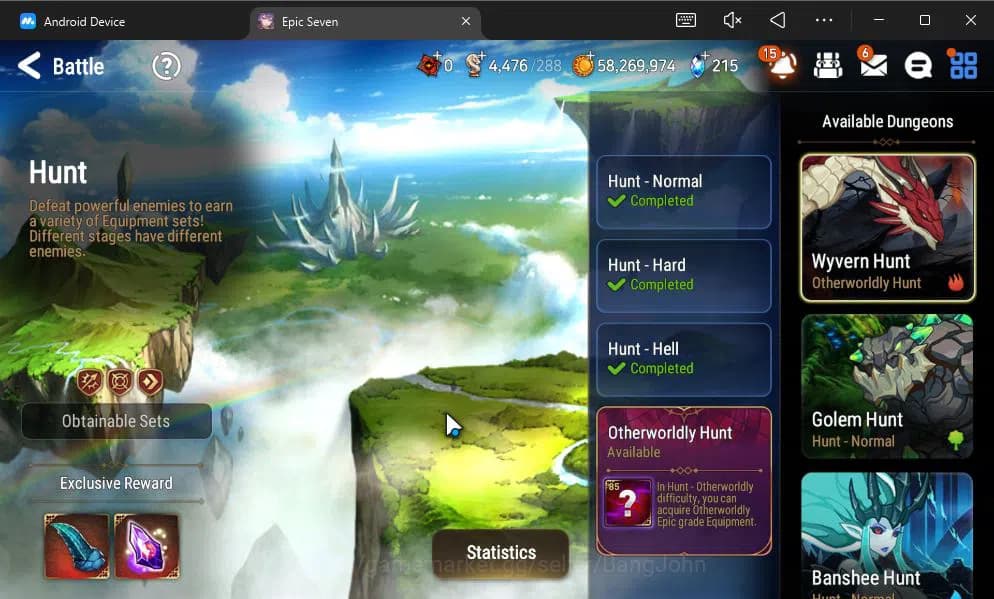 Epic Seven Accounts GLOBAL UNVERIF|9 ML(NM Luna,ConQ Lilias,SE Celine, image 17