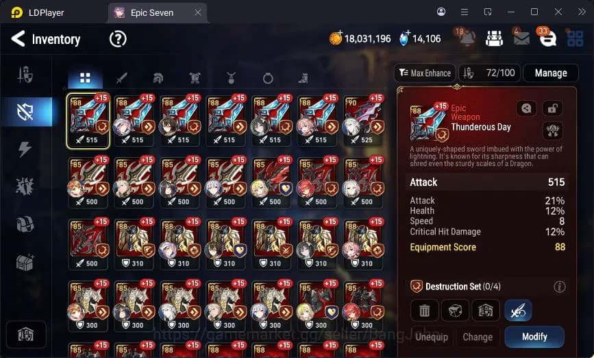 Epic Seven Accounts Global Unverif | 7ML | Sigret | Muwi | Fenne | Vli image 16