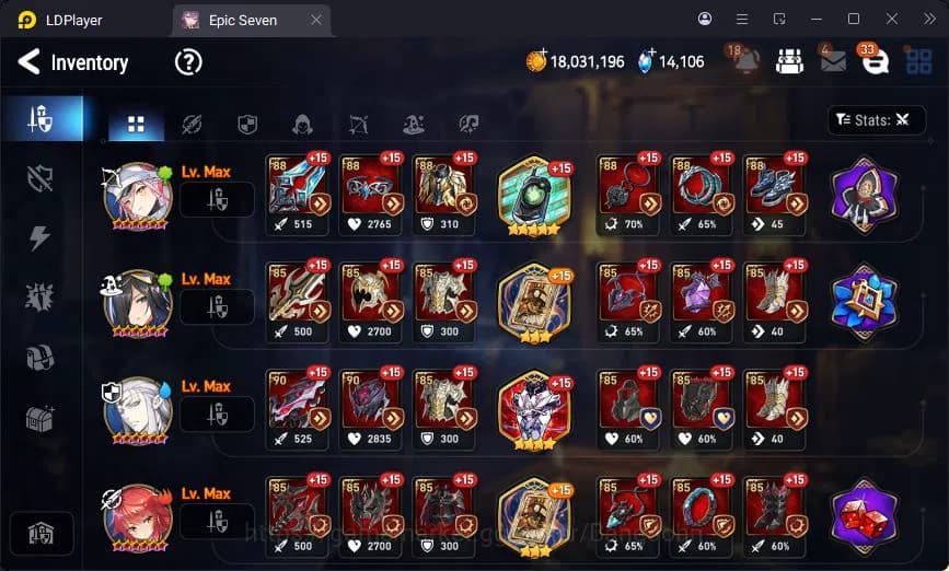 Epic Seven Accounts Global Unverif | 7ML | Sigret | Muwi | Fenne | Vli image 17