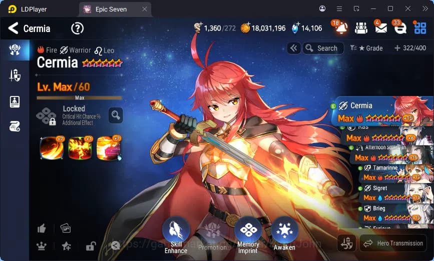 Epic Seven Accounts Global Unverif | 7ML | Sigret | Muwi | Fenne | Vli image 19