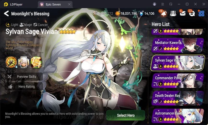 Epic Seven Accounts Global Unverif | 7ML | Sigret | Muwi | Fenne | Vli image 3