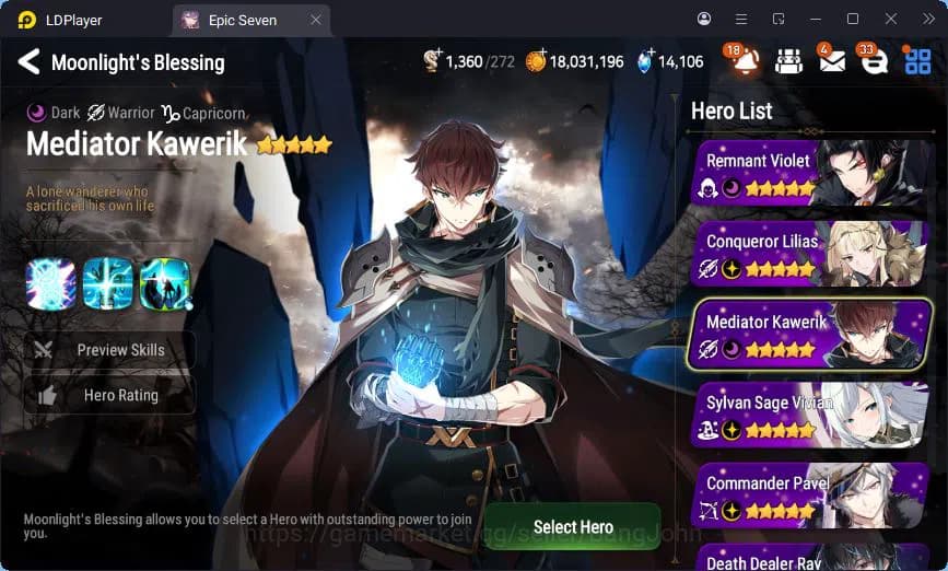 Epic Seven Accounts Global Unverif | 7ML | Sigret | Muwi | Fenne | Vli image 4