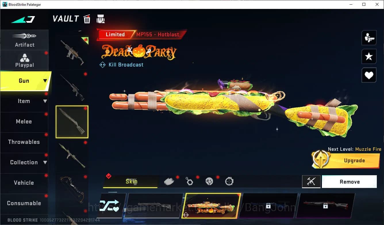 Blood Strike Accounts ASIA|COLLAB=AK47,KAR98K,QBZ95|LIMITED=BTF KNIFE,MP image 13