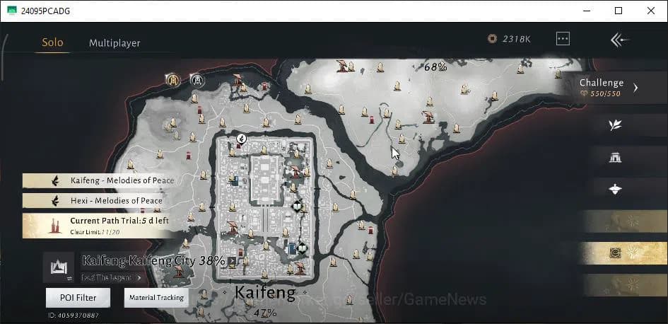 Where Winds Meet Accounts GLOBAL|Lv 90|GS 26K|Abyss Conq 1|1 Harmonic C|Eleg image 3