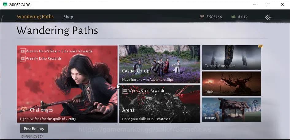 Where Winds Meet Accounts GLOBAL|Lv 90|GS 26K|Abyss Conq 1|1 Harmonic C|Eleg image 4