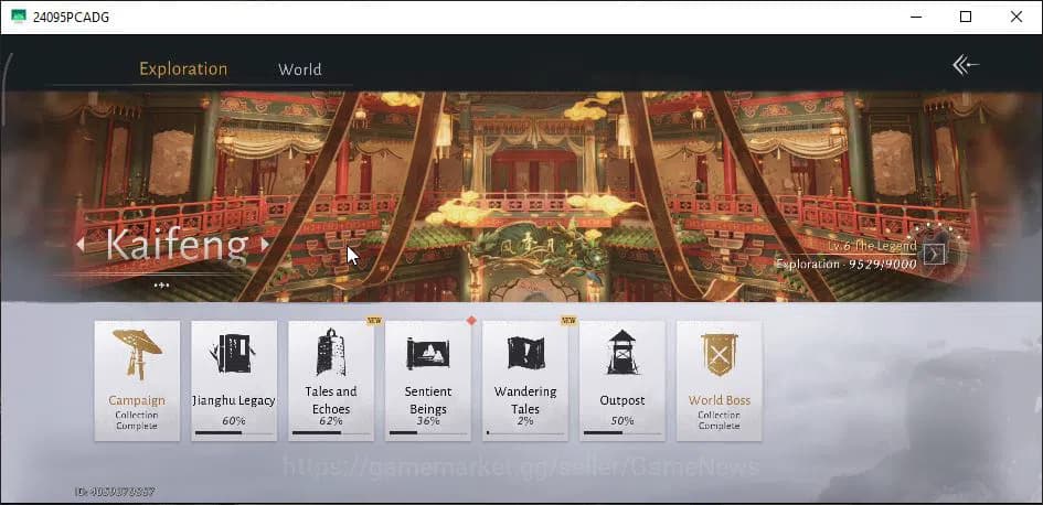 Where Winds Meet Accounts GLOBAL|Lv 90|GS 26K|Abyss Conq 1|1 Harmonic C|Eleg image 7