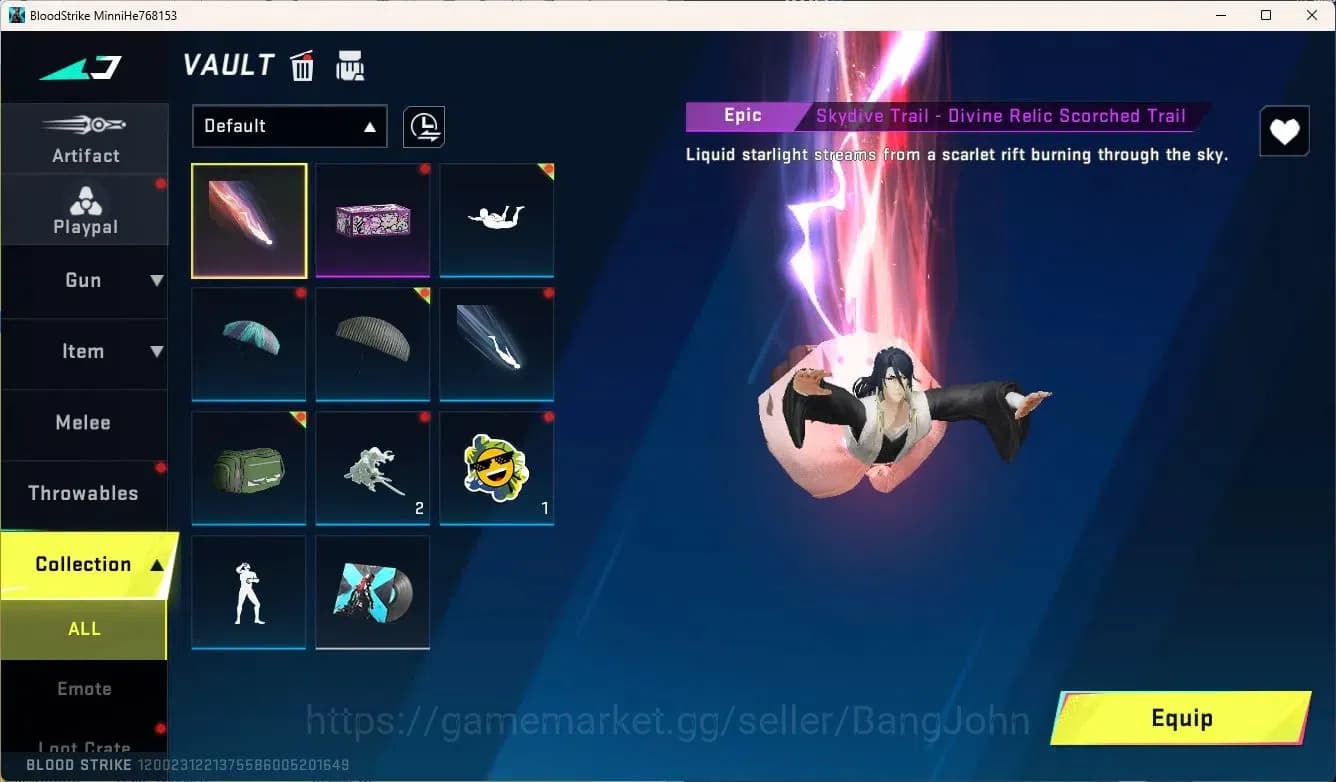 Blood Strike Accounts ASIA | BLEACH Byakuya Striker | 1 Ultra Gun | 2 Le image 9