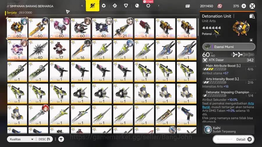 Arknights: Endfield Accounts ASIA | Level 50 | 3 Limit+2 Sign | Yvonne Sign, Gi image 5