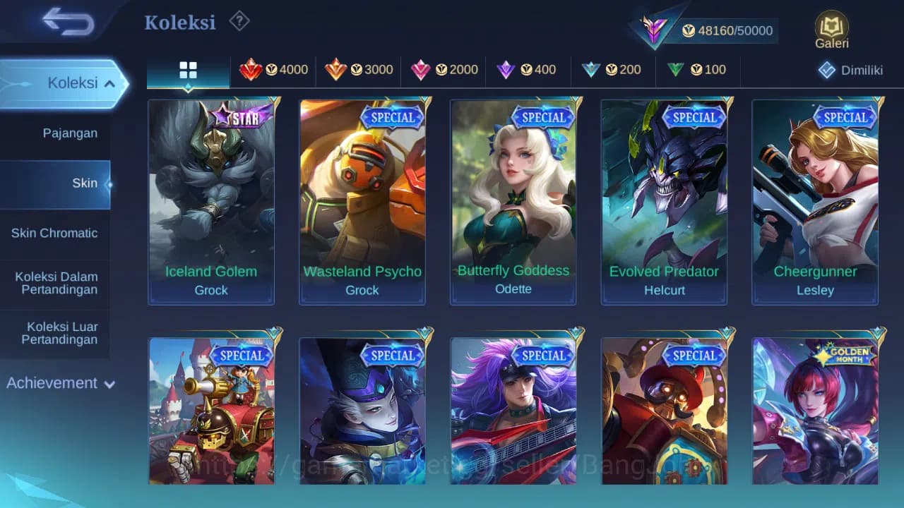 Mobile Legends: Bang Bang Accounts GLOBAL Hero 132 Skin 240 KOF Chou | Luckybox Kagur image 7