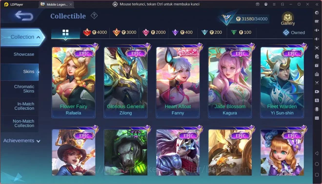 Mobile Legends: Bang Bang Accounts Global|Hero 81|Skin 136|Expert|sandrio Floryn|CC N image 13