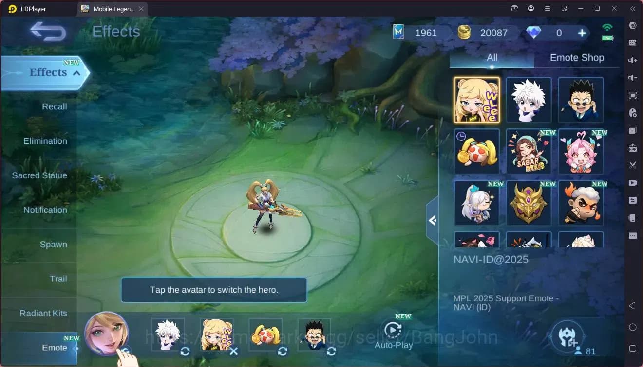 Mobile Legends: Bang Bang Accounts Global|Hero 81|Skin 136|Expert|sandrio Floryn|CC N image 17