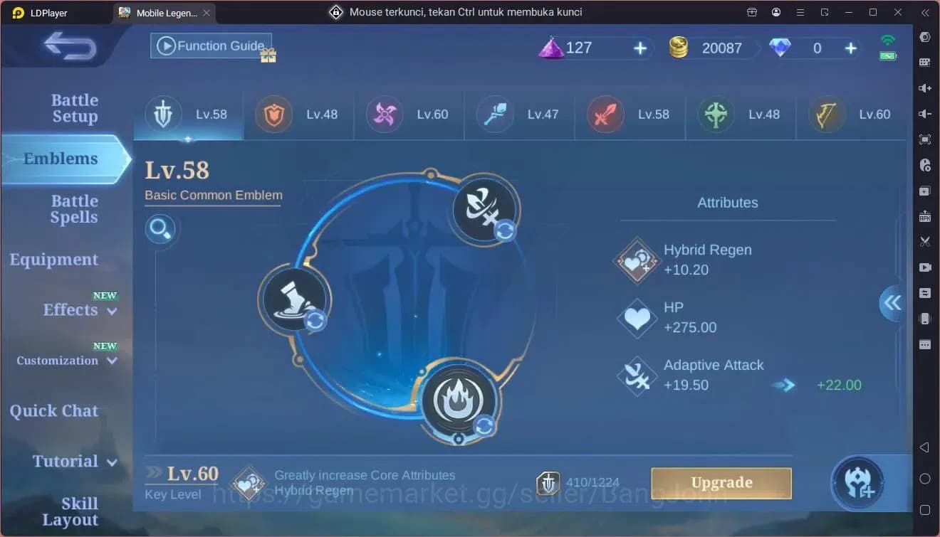 Mobile Legends: Bang Bang Accounts Global|Hero 81|Skin 136|Expert|sandrio Floryn|CC N image 19