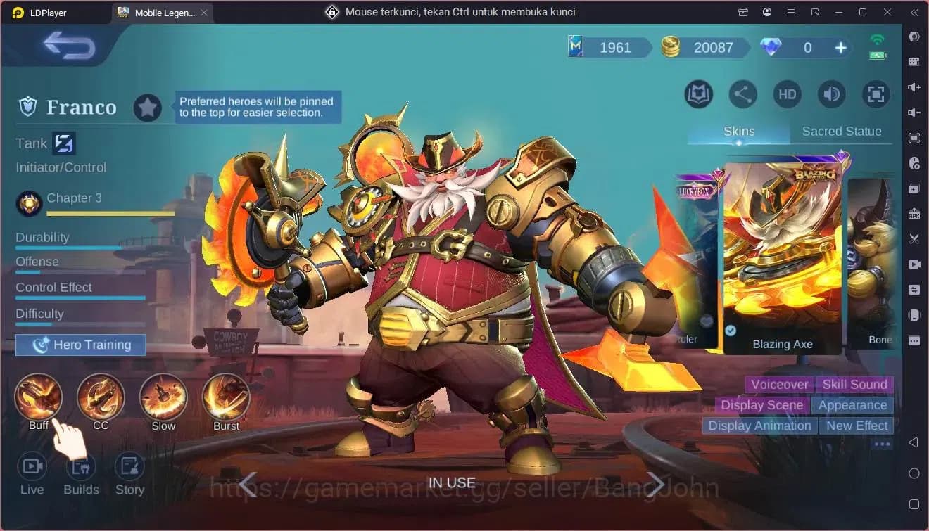 Mobile Legends: Bang Bang Accounts Global|Hero 81|Skin 136|Expert|sandrio Floryn|CC N image 2