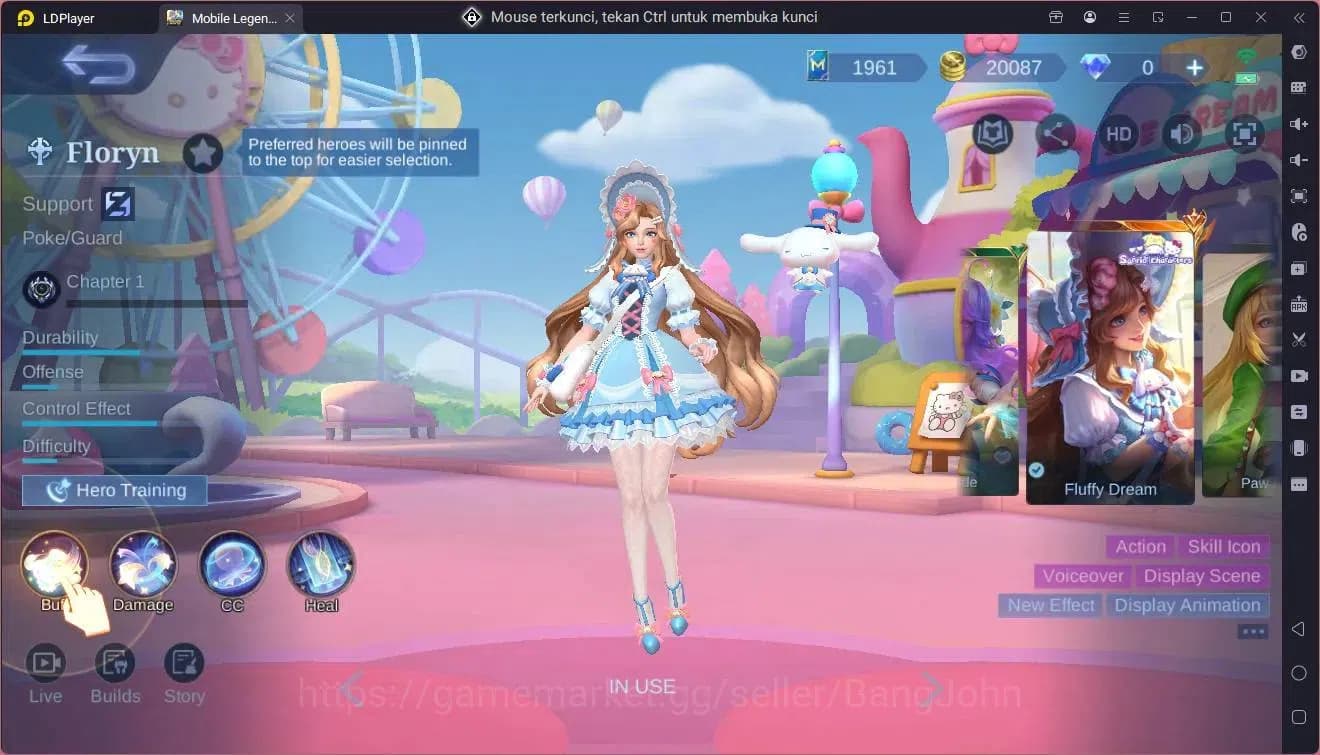 Mobile Legends: Bang Bang Accounts Global|Hero 81|Skin 136|Expert|sandrio Floryn|CC N image 8