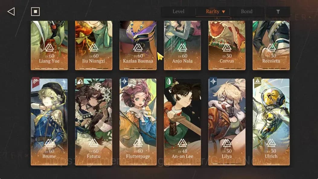 Reverse: 1999 Accounts GLOBAL|Lv65|23(*6Crew)(3Limit)|(AnjoNala,JiuNiangz image 3