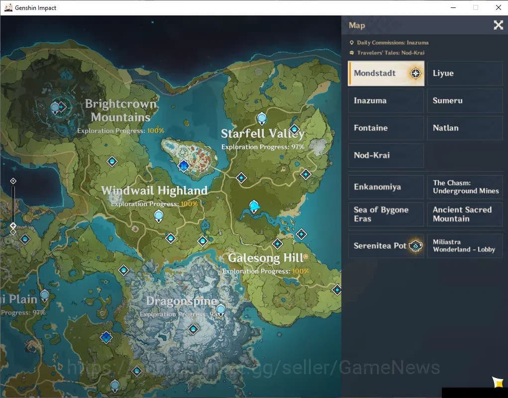 Genshin Impact Accounts ASIA|AR60|16Limit+7(*5Weapon)|PremTeam(Skirk,Mavui image 16