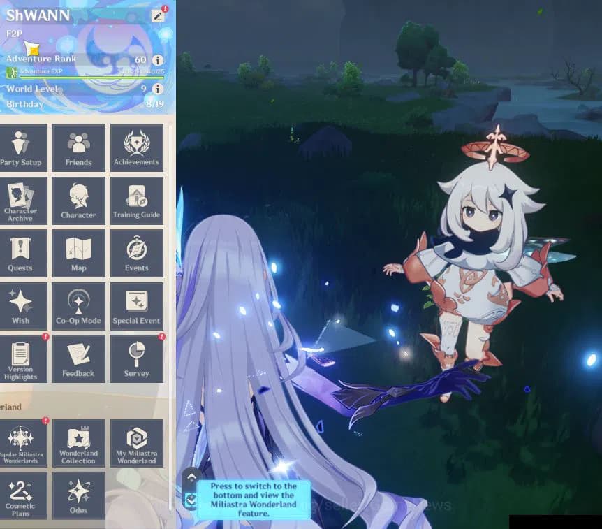 Genshin Impact Accounts ASIA|AR60|16Limit+7(*5Weapon)|PremTeam(Skirk,Mavui image 2