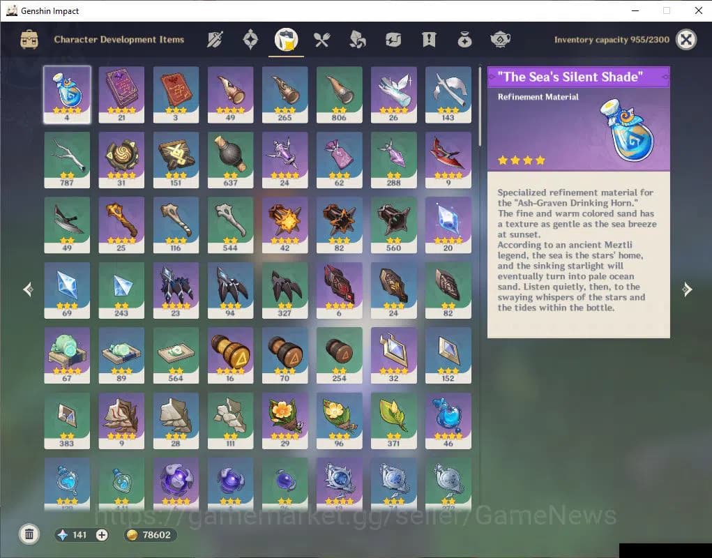 Genshin Impact Accounts ASIA|AR60|16Limit+7(*5Weapon)|PremTeam(Skirk,Mavui image 7