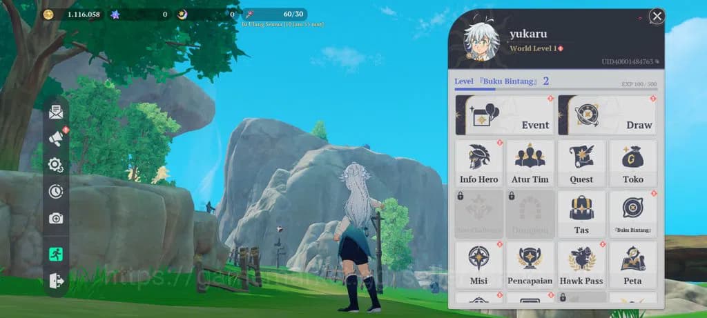 The Seven Deadly Sins: Origin Accounts EUROPE | Fresh Starter Lvl 2 |2 SSR| Escanor , Gui image 1