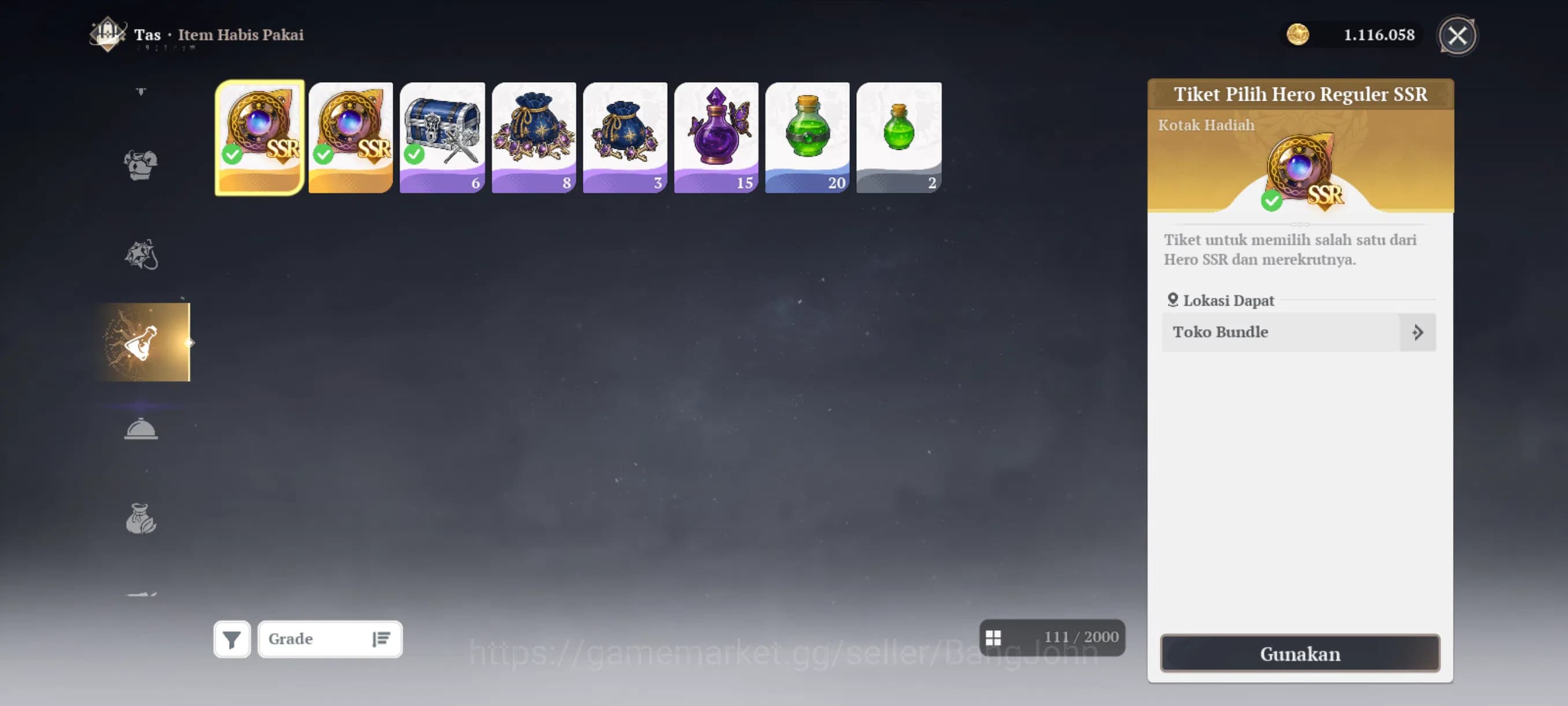 The Seven Deadly Sins: Origin Accounts EUROPE | Fresh Starter Lvl 2 |2 SSR| Escanor , Gui image 2