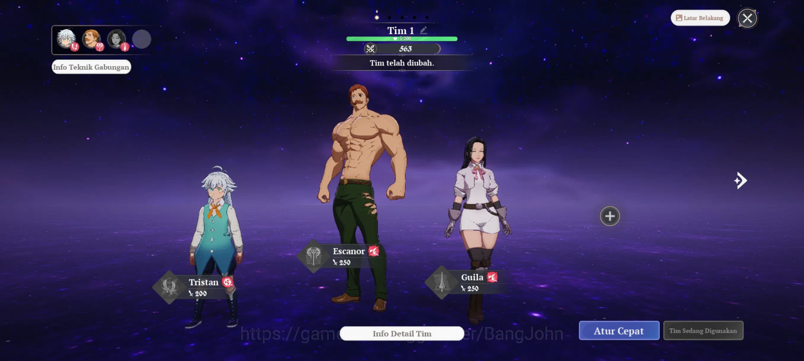 The Seven Deadly Sins: Origin Accounts EUROPE | Fresh Starter Lvl 2 |2 SSR| Escanor , Gui image 5