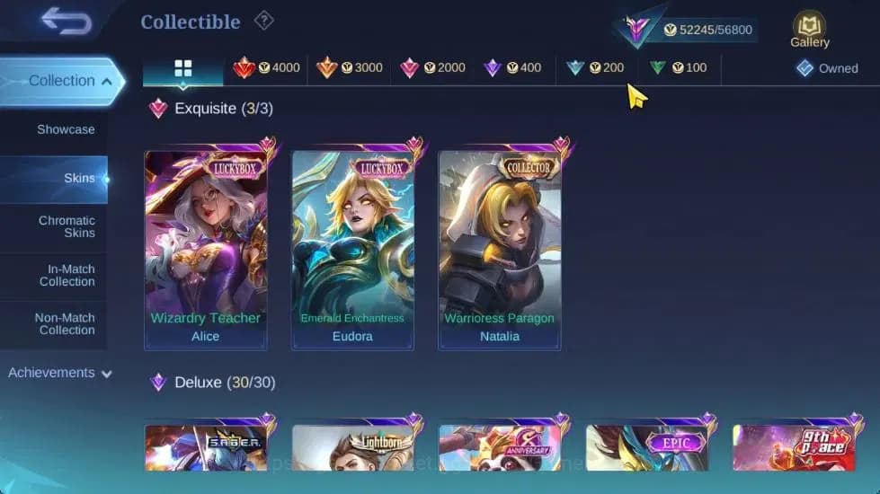 Mobile Legends: Bang Bang Accounts Hero 119|Skin 213|High Glory 58|Sanrio Floryn,CC N image 7