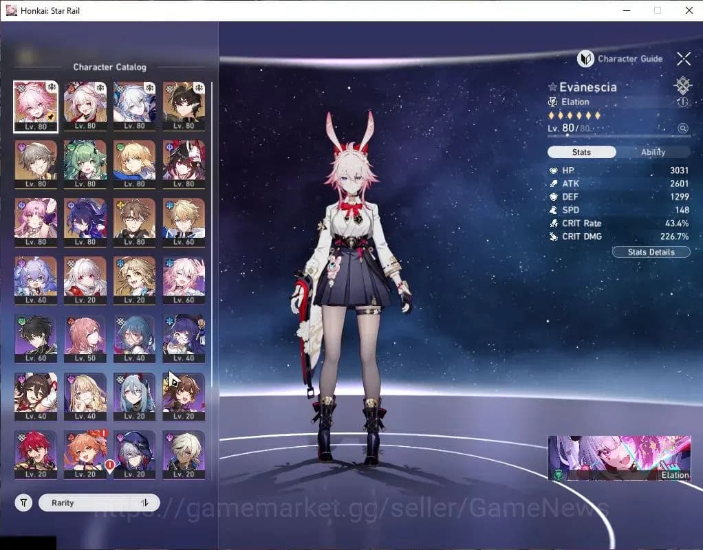 Honkai Star Rail Accounts Asia|TL 65|Elation Prem Team|9 Limited|[Sparxie,Ya image 4
