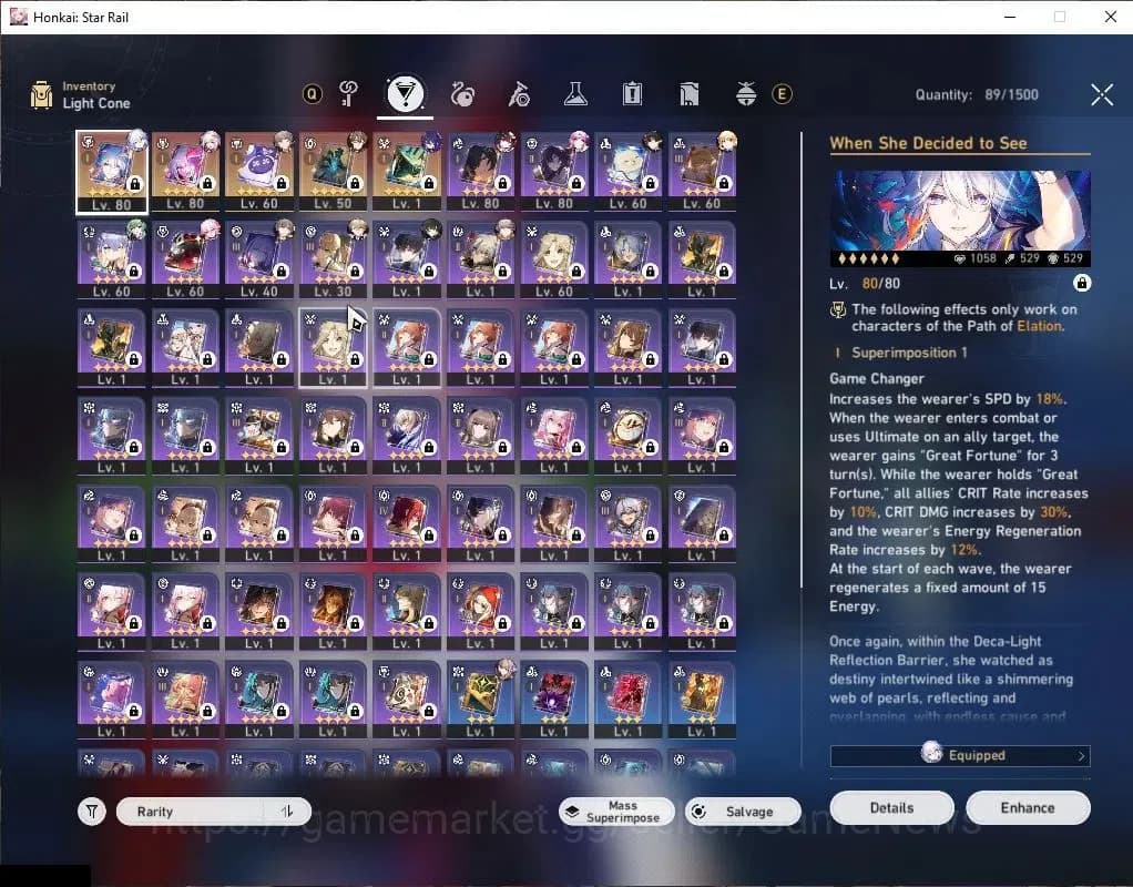 Honkai Star Rail Accounts Asia|TL 65|Elation Prem Team|9 Limited|[Sparxie,Ya image 8