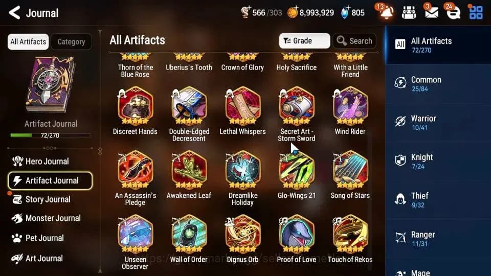 Epic Seven Accounts Server|UnVerif|11 ML Heroes: Boss Arunka, Salome. image 10