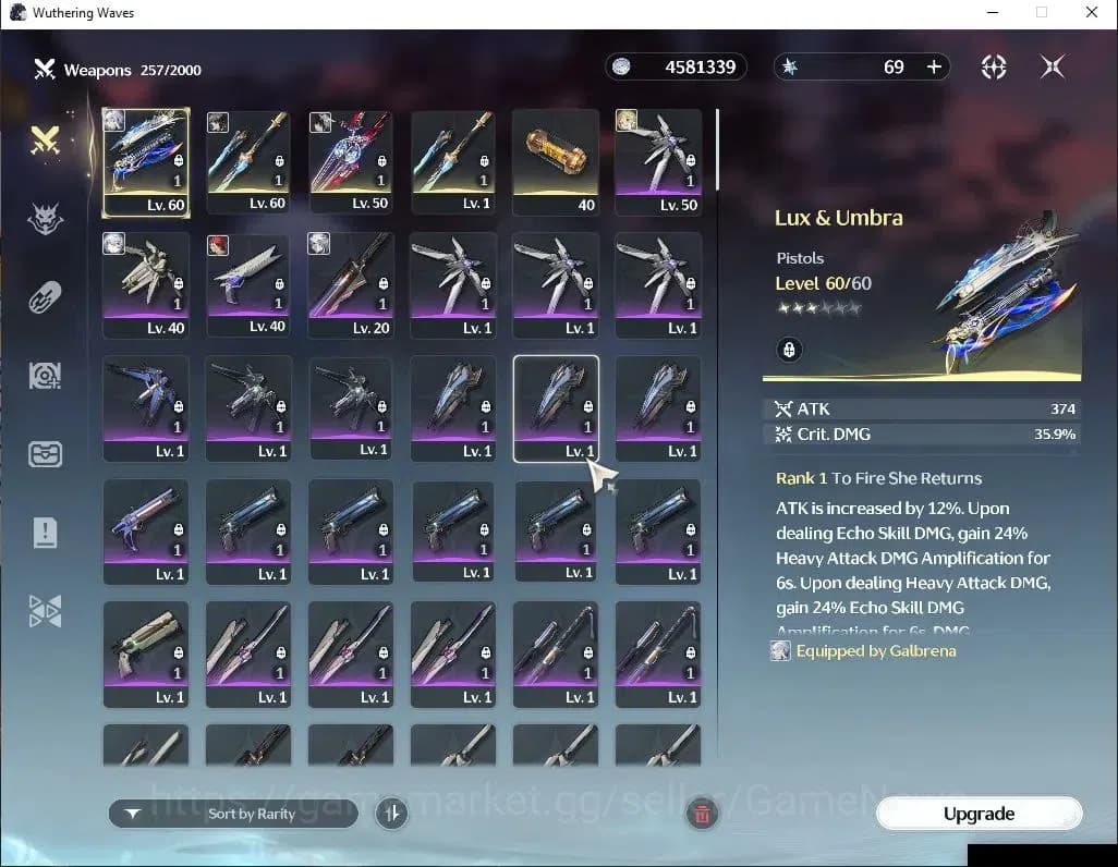 Wuthering Waves Accounts SEA | UL 40 | 3 Limited | Chisa+Sign,Galbrena+Sign image 4