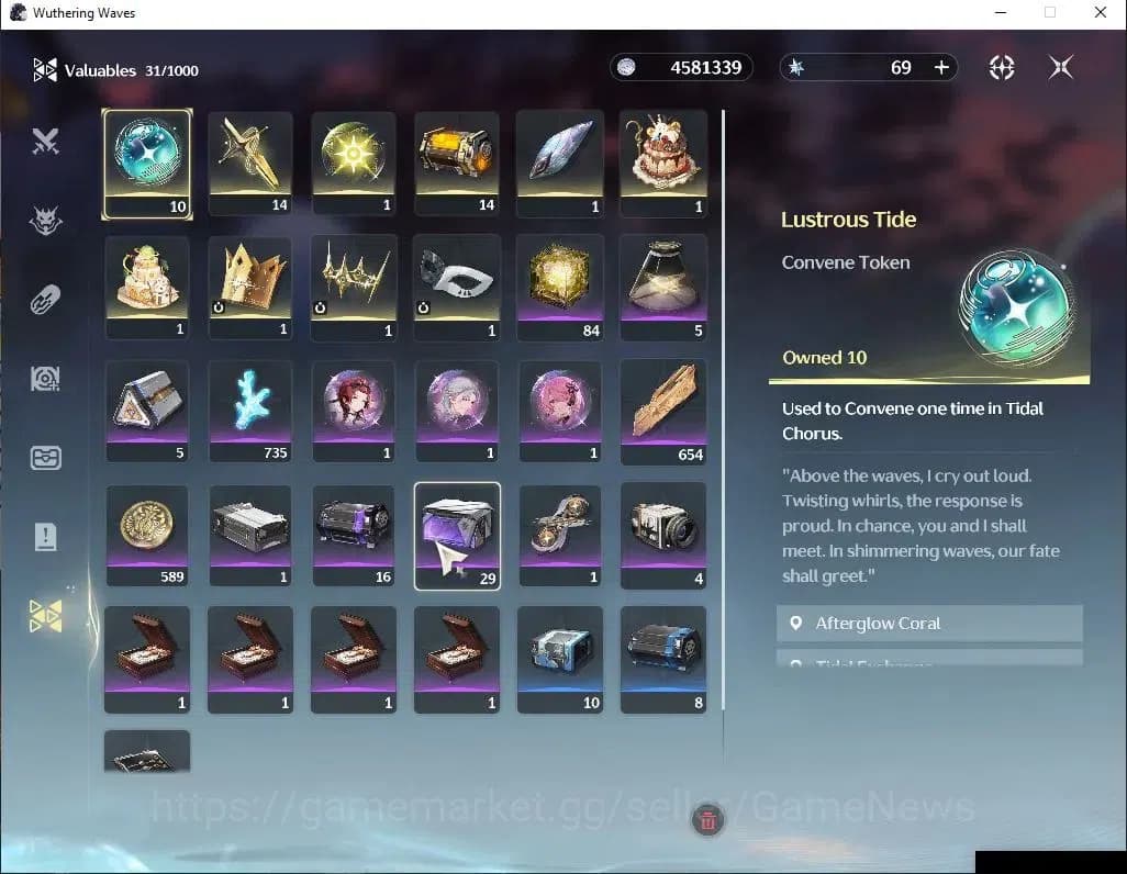 Wuthering Waves Accounts SEA | UL 40 | 3 Limited | Chisa+Sign,Galbrena+Sign image 8