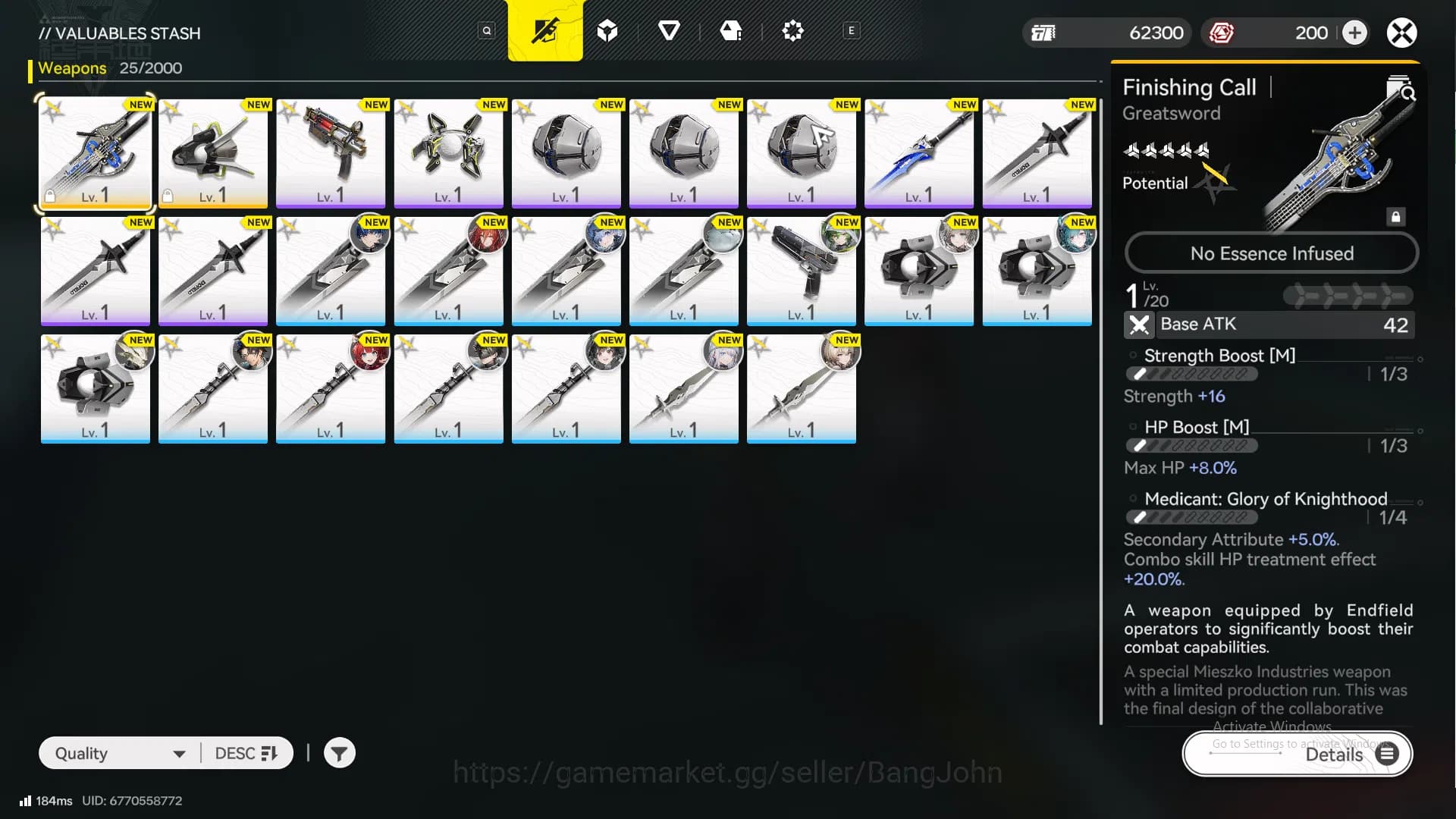 Arknights: Endfield Accounts Starter Fresh | NA/EU |New Horizons On | 6-Star E image 2