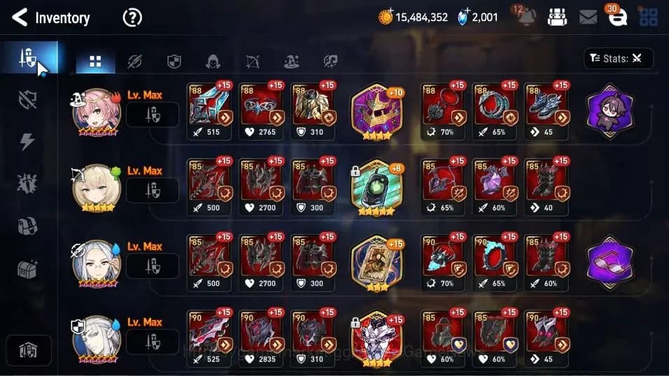 Epic Seven Accounts GLOBAL Unverif|New Era|5 ML(SP Politis,F Cecilia,S image 9