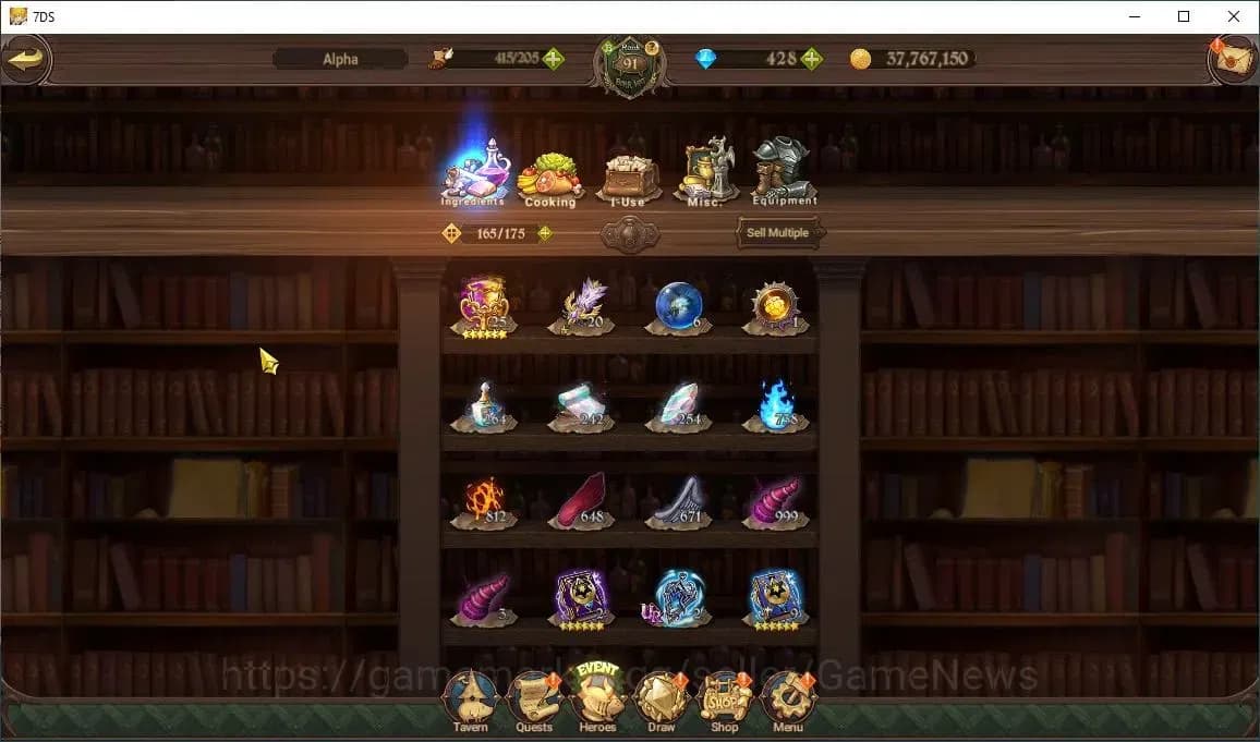 The Seven Deadly Sins: Grand Cross Accounts Asia|3,5M CC|428 Dm|3 LR+7 UR+Collab ReZero|S&B,Re image 14