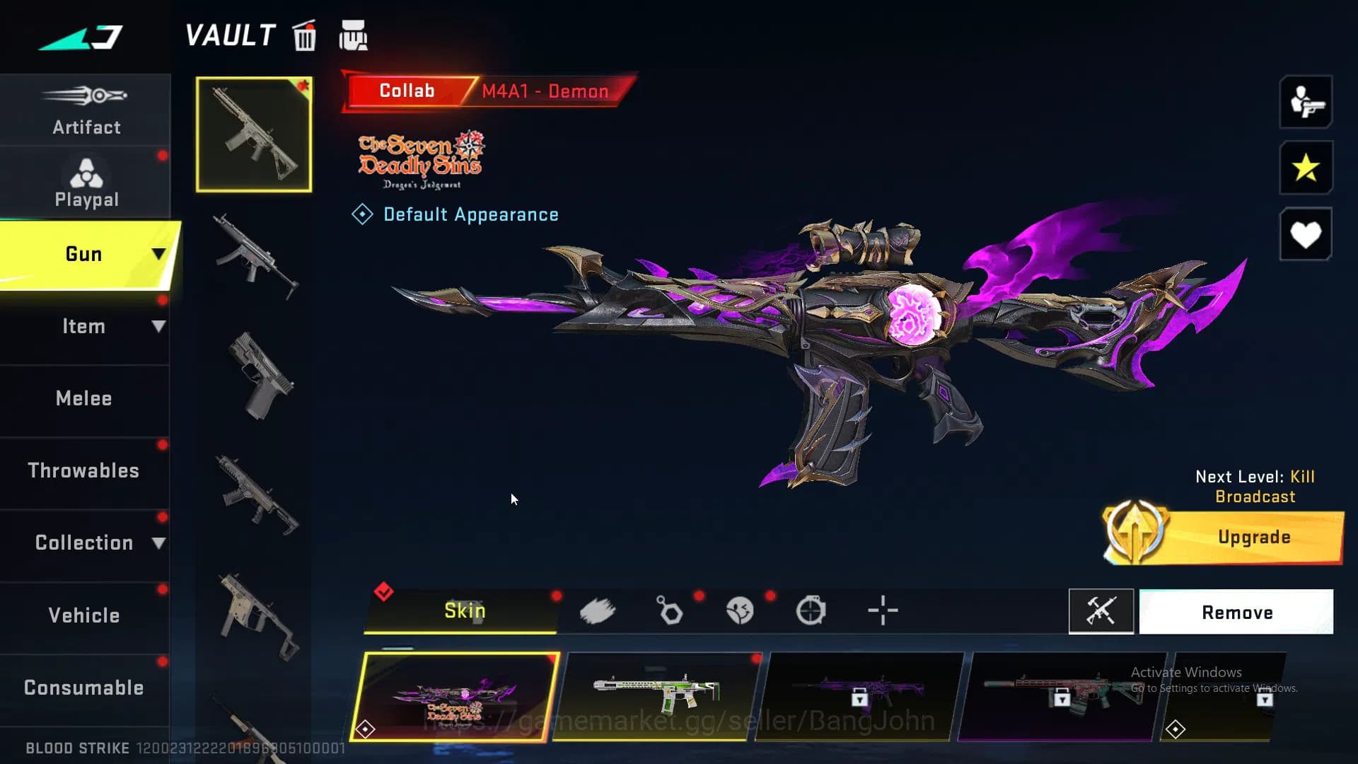 Blood Strike Accounts ASIA|COLLAB=M4A1-DEMOD,ETHAN|ULTRA=HANK,MORE DETAI image 2