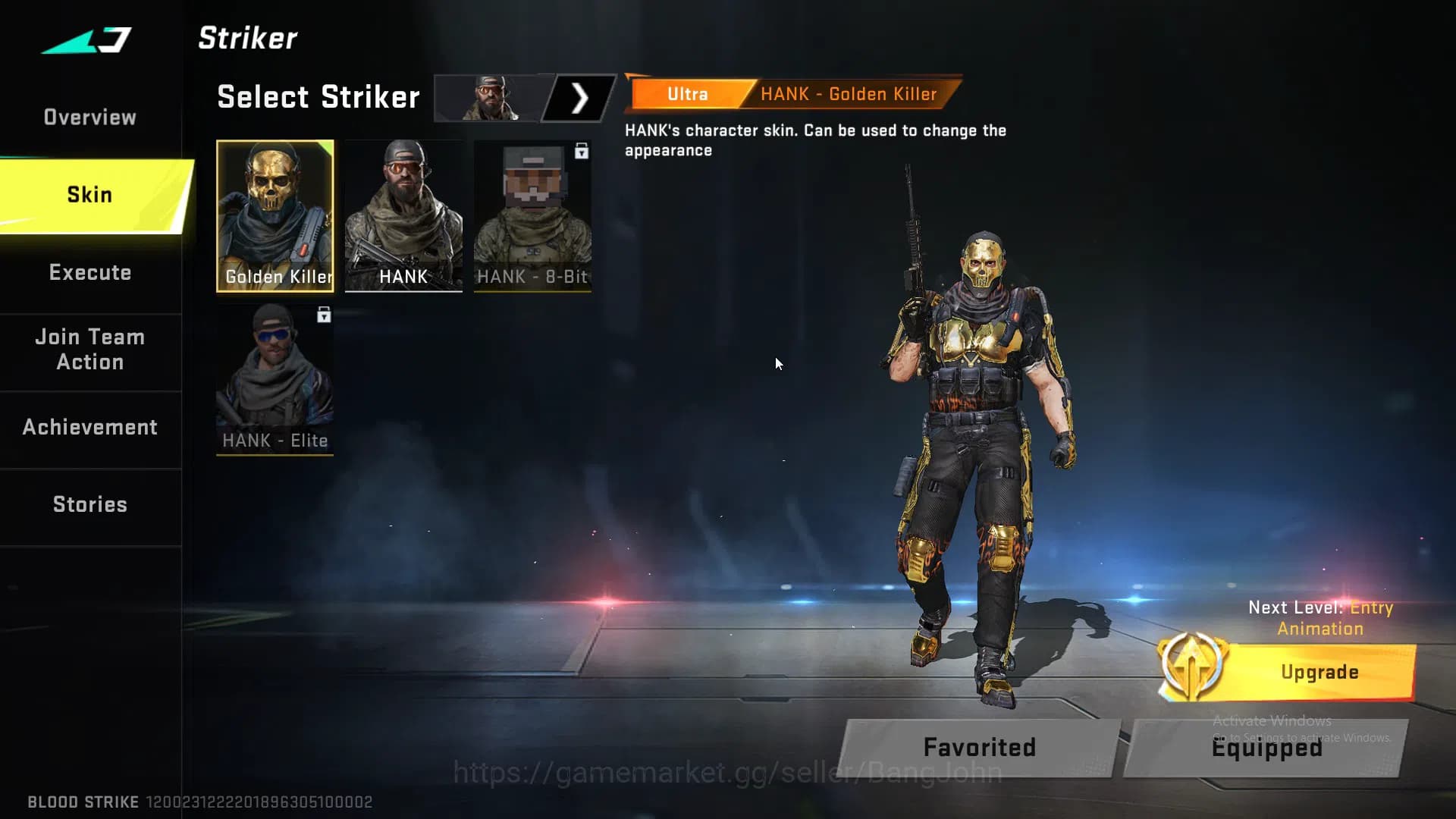 Blood Strike Accounts ASIA|COLLAB=M4A1-DEMOD,ETHAN|ULTRA=HANK,MORE DETAI image 7