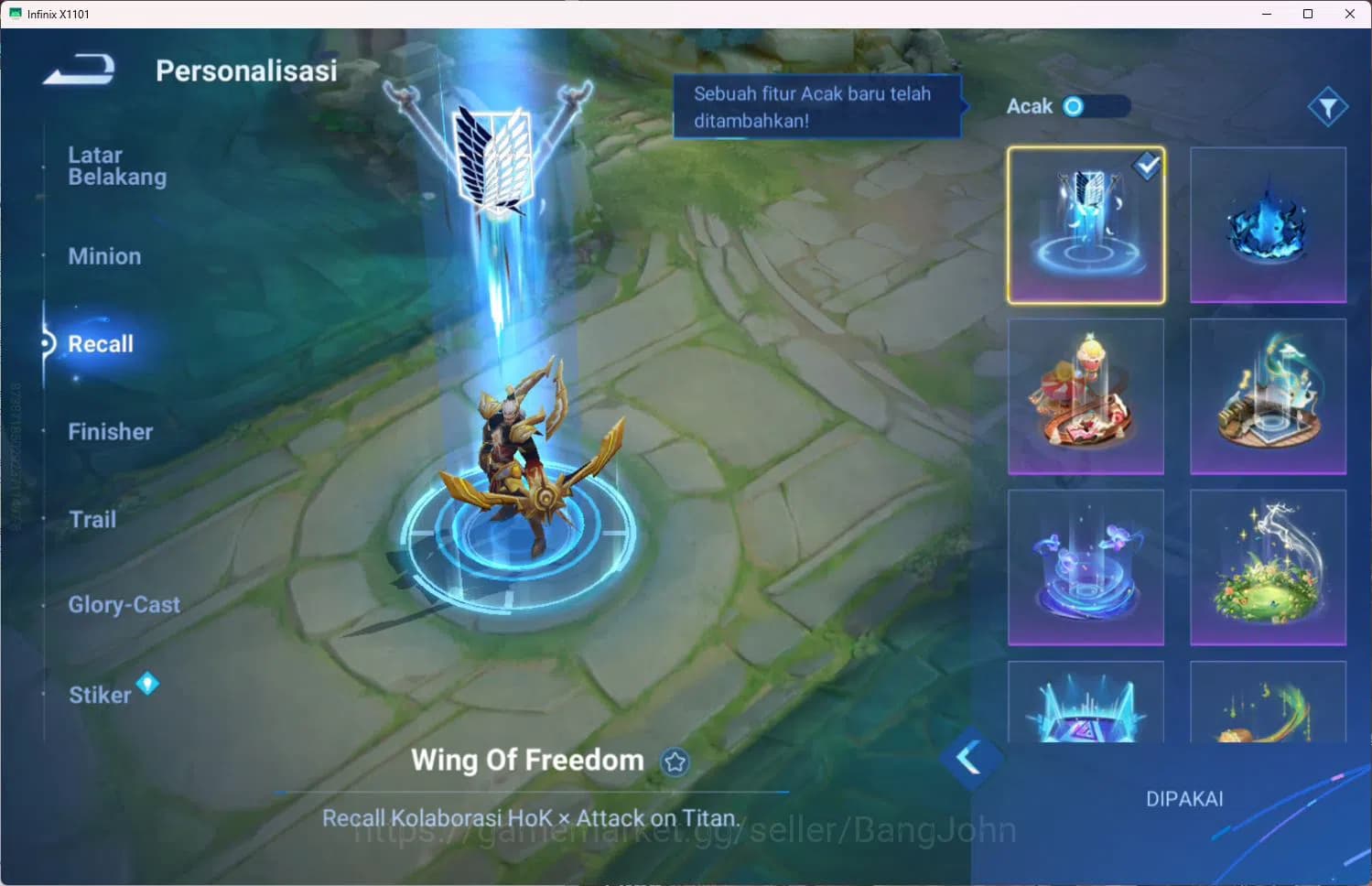 Honor of Kings Accounts GLOBAL|112HR|15SK|LEGEND=ZILONG,DIAN WEI,CONSORT Y image 7