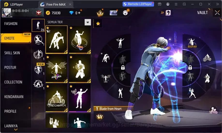 Free Fire Accounts Indonesia | M1887 Evo Lv.4, Thompson Cinder Coloss image 10