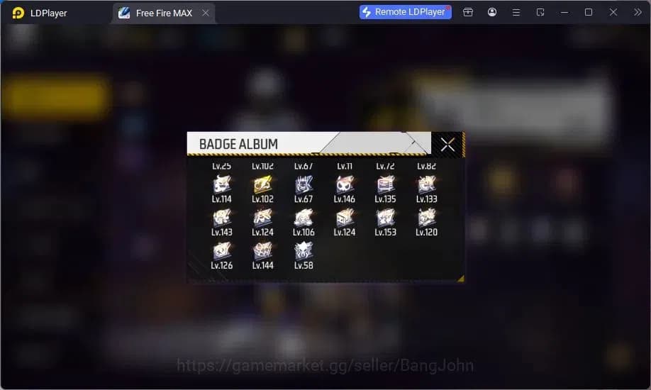 Free Fire Accounts Indonesia | M1887 Evo Lv.4, Thompson Cinder Coloss image 19