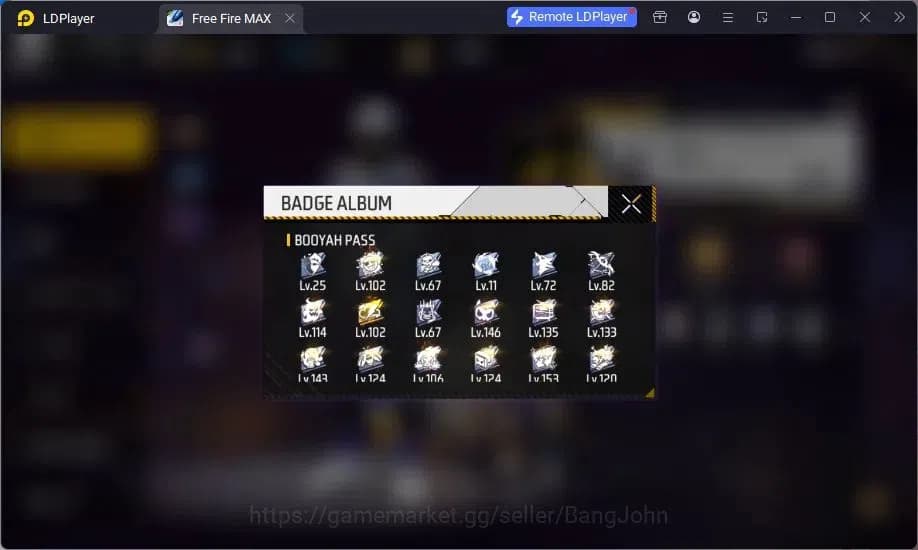 Free Fire Accounts Indonesia | M1887 Evo Lv.4, Thompson Cinder Coloss image 20