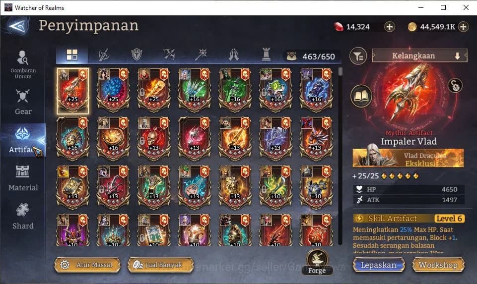 Watcher of Realms Accounts GLOBAL 60x|5,8M Power|14,7K Gems|10 Lord[IngridA4, image 16