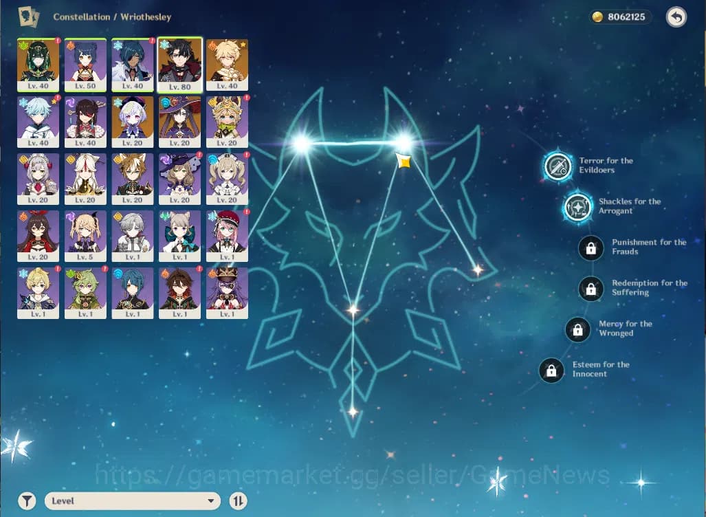 Genshin Impact Accounts ASIA|AR50|2Limited+20(*4Character)|WriotheslyC2,Ne image 14