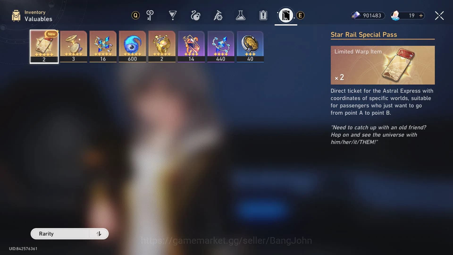 Honkai Star Rail Accounts ASIA | STARTER TL 4 | 2 LIMIT | SILVER WOLF | DANH image 6