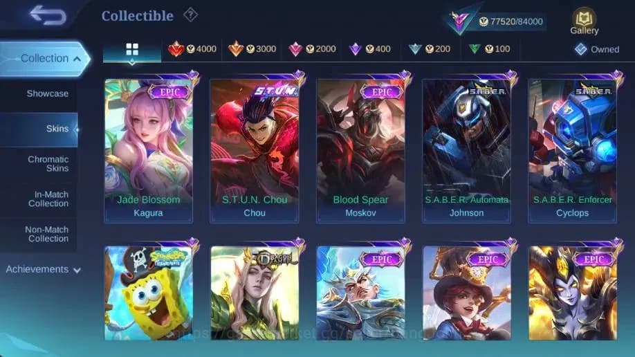 Mobile Legends: Bang Bang Accounts Global|Hero 132|Skin 335|Renowned|Itachi+Sasuke|ST image 12